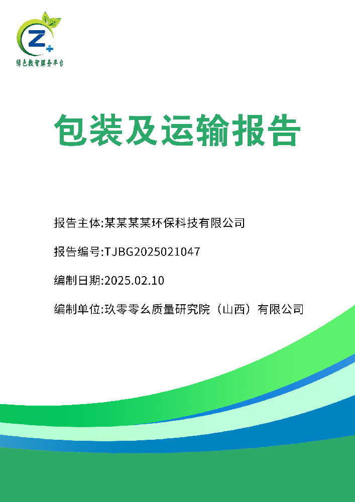 包装及运输报告