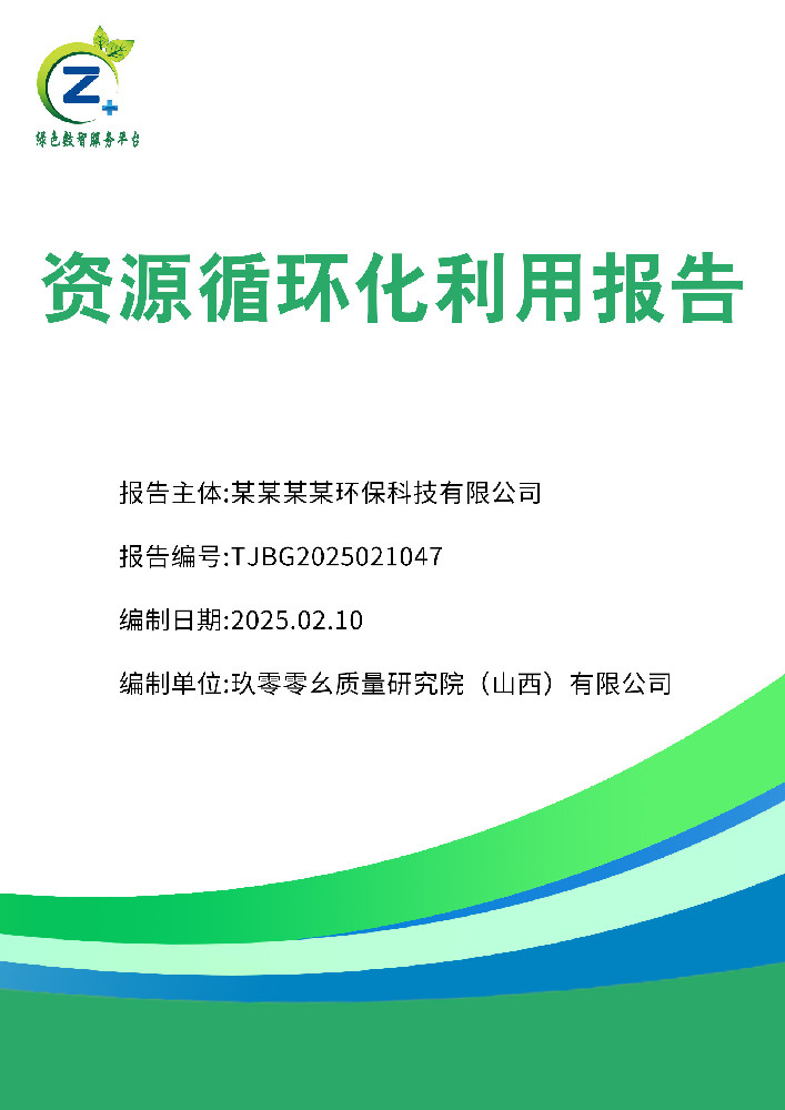 资源循环化利用报告