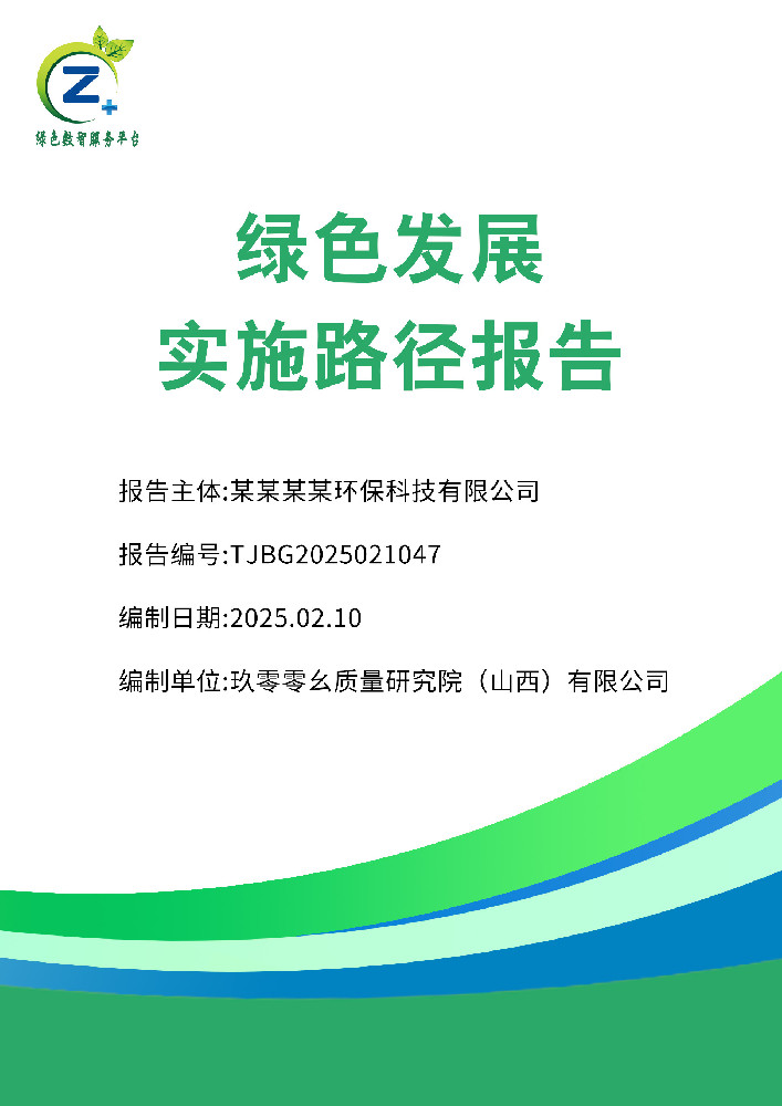 绿色发展实施路径报告